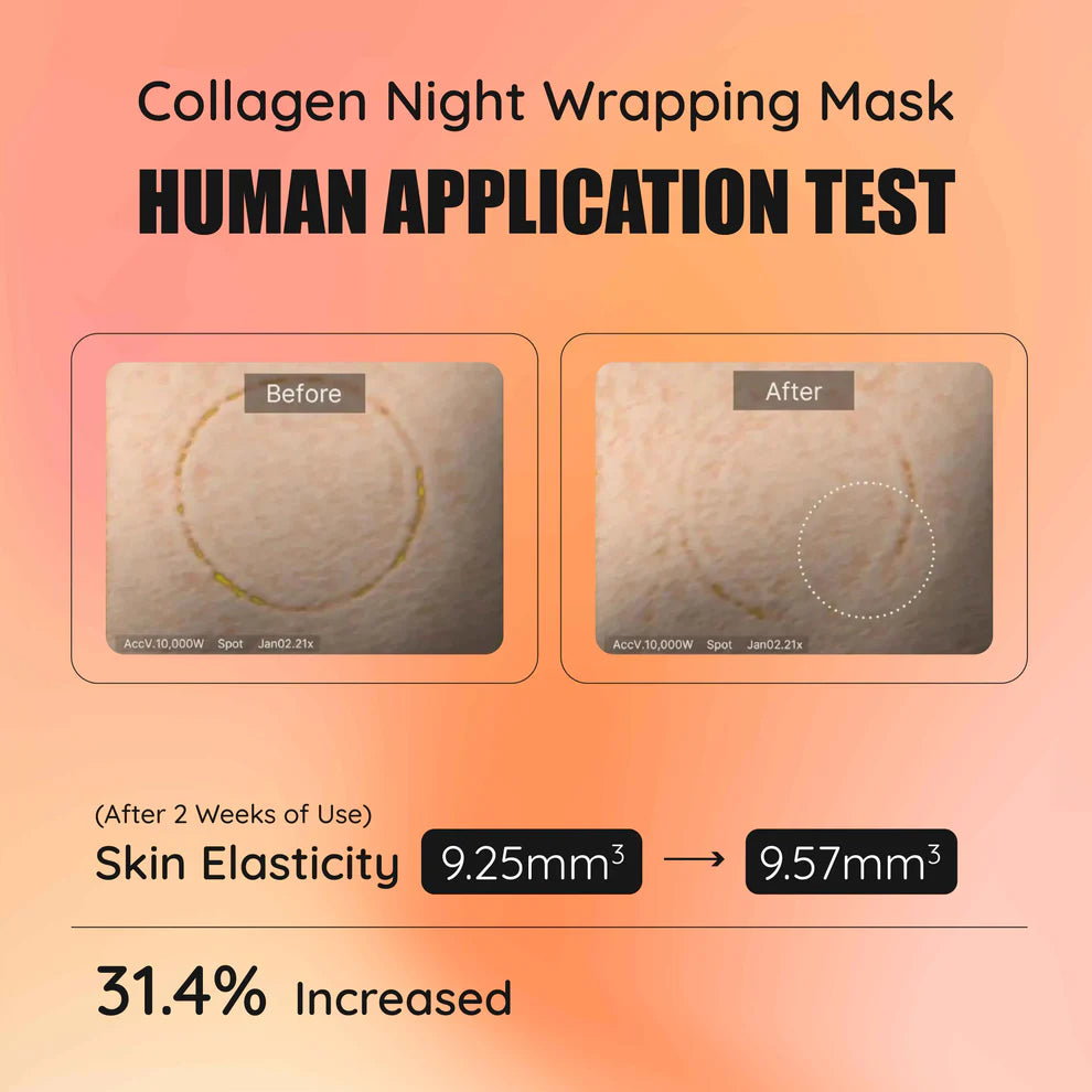 Herbal Overnight Wrapping Collagen Mask – Firm, Hydrate & Brighten Your Skin