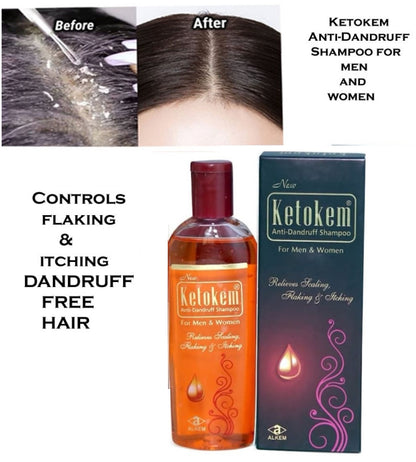New Ketokem - Bottle of 110ml Anti-Dandruff Shampoo Pack of - 1