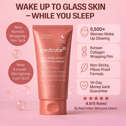 Herbal Overnight Wrapping Collagen Mask – Firm, Hydrate & Brighten Your Skin