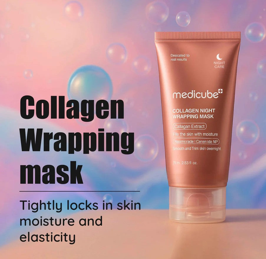 Herbal Overnight Wrapping Collagen Mask – Firm, Hydrate & Brighten Your Skin